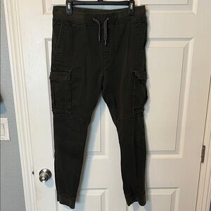 H&M Dark Green Cargo Pants for Men
